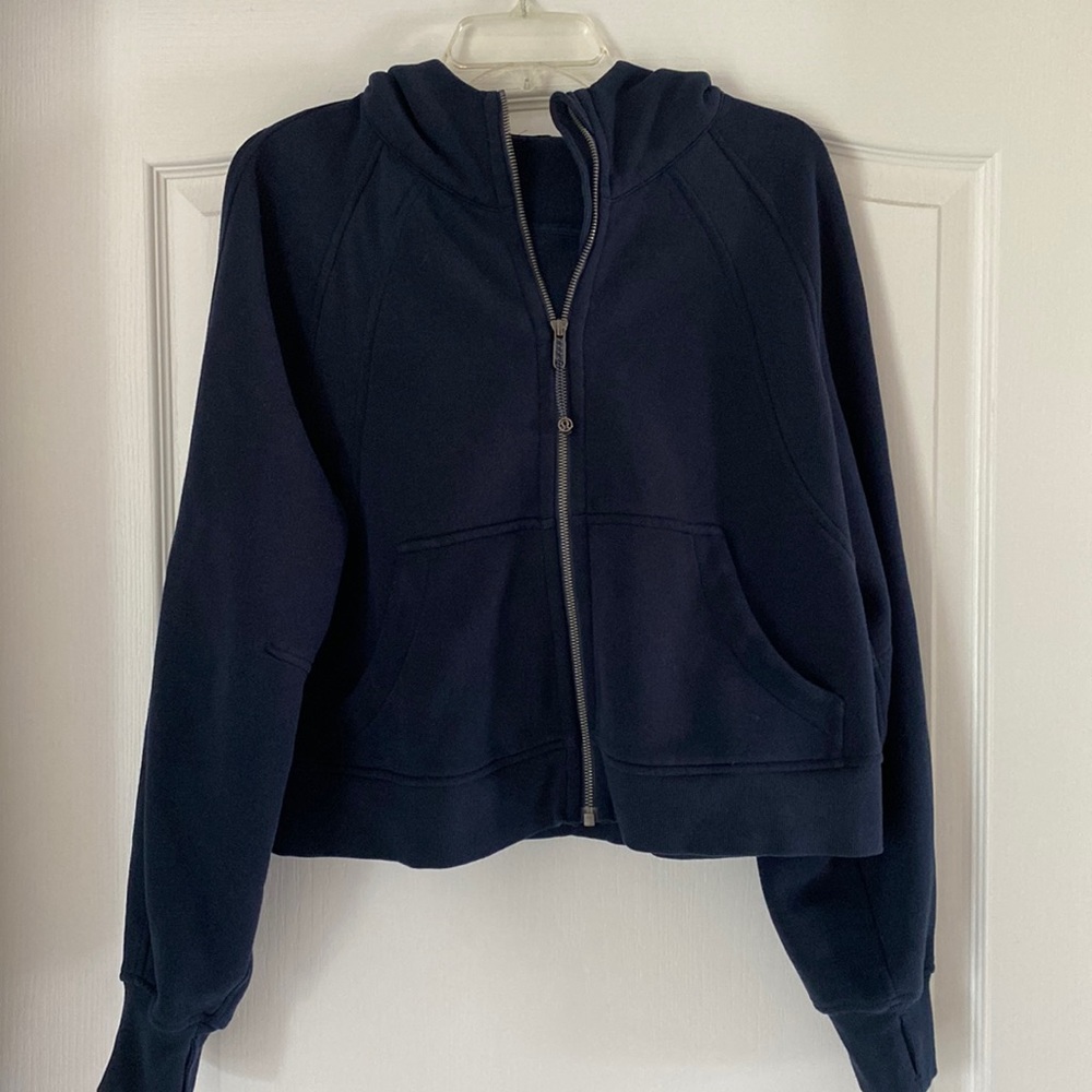 Lululemon oversized cropped scuba navy M/L